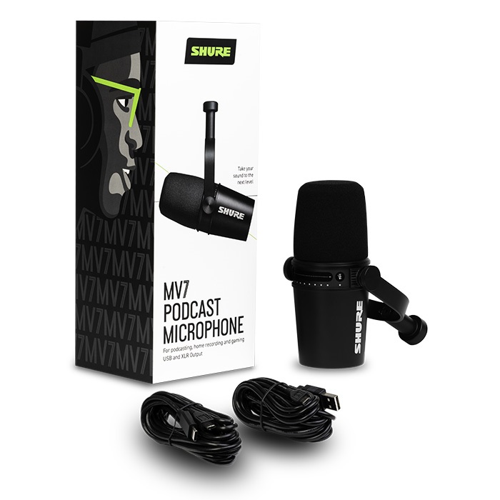 Micrófono Dinámico para Podcast MV7-K