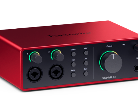 INTERFAZ DE AUDIO FOCUSRITE SCARLETT 4I4 4G